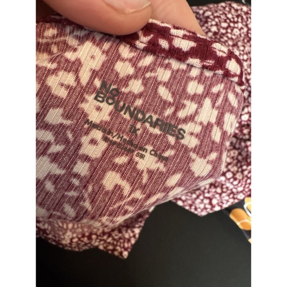 Y2K‎ Sundress Vintage Wrap Summer Dress ditzy Floral Red  tie back babydoll 1X - Picture 11 of 13